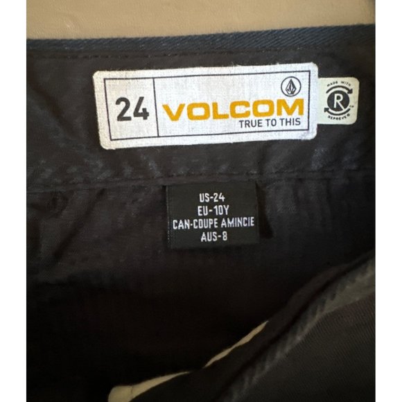 Volcom frickin true to this new navy blue youth pants size 24 uniform - Picture 4 of 10